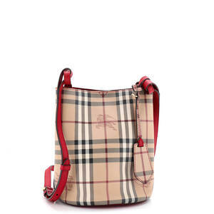 Burberry Lorne Bucket Bag Haymarket #238880B94B